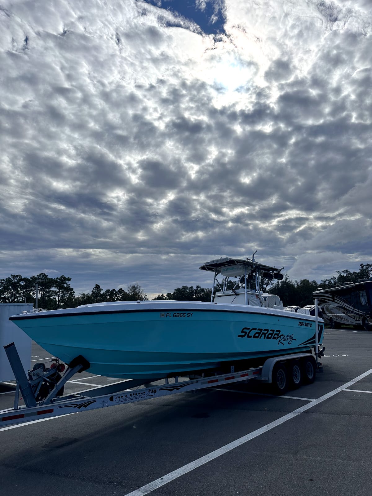 Marine detailing result in Orlando — boat finish photo 2