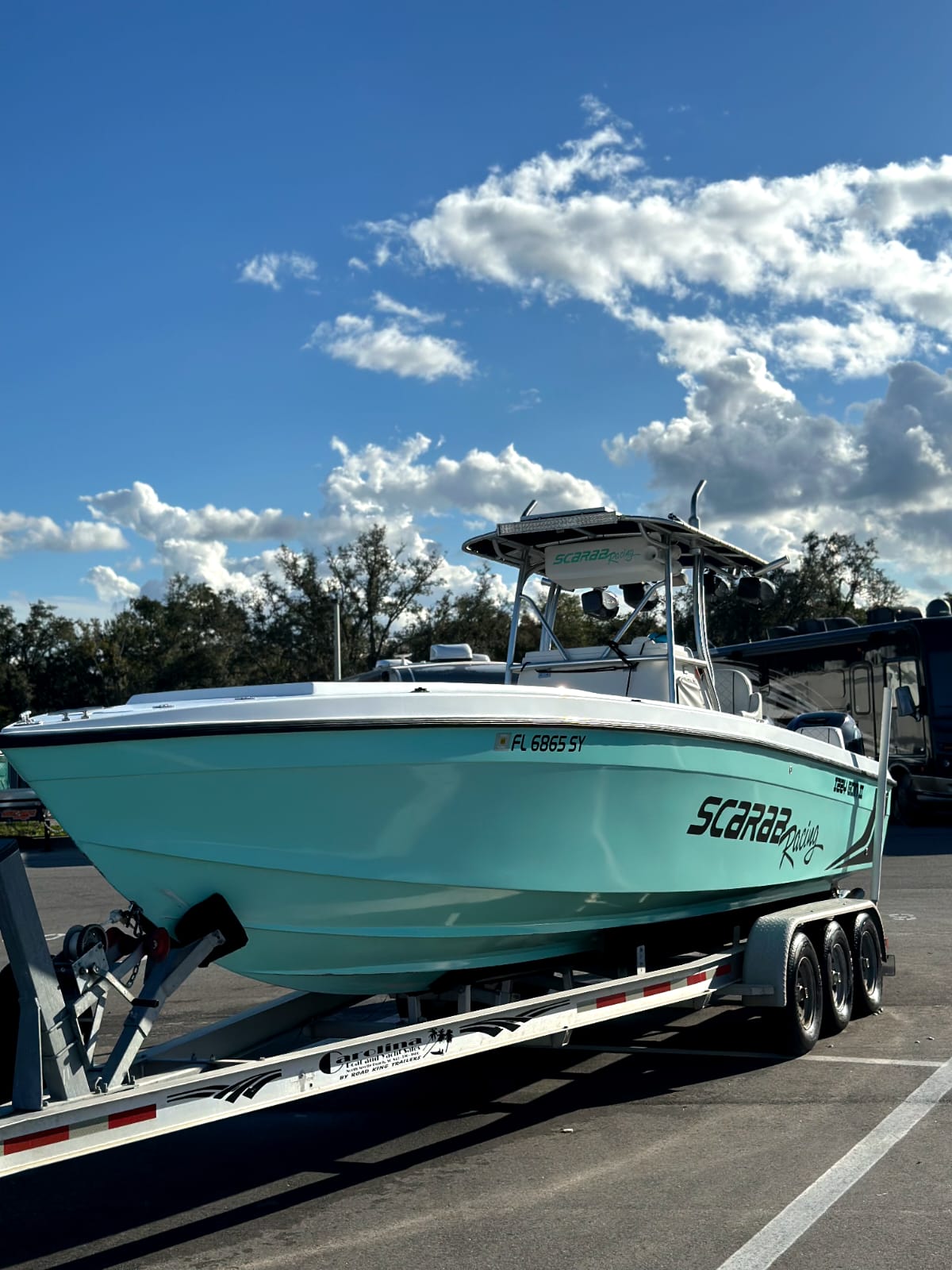 Marine detailing result in Orlando — boat finish photo 5